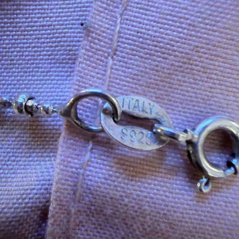 Chic Sterling 925 Silver Beaded 16” Necklace - Picture 7 of 8